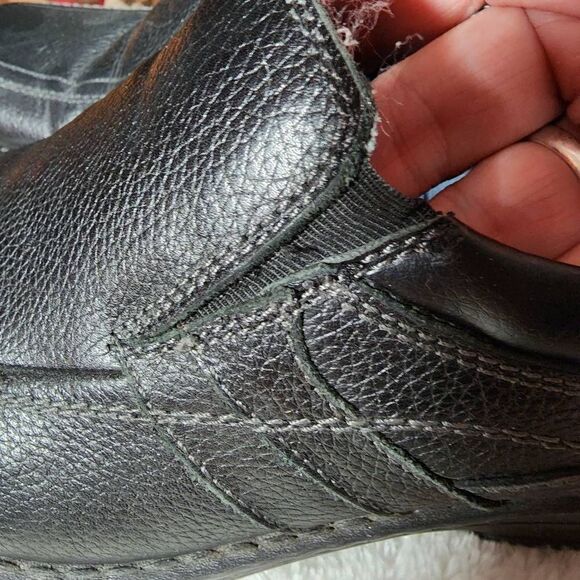 Dockers Men's Black Leather Dress Casual Loafer Shoes Size 10.5 - Picture 7 of 10